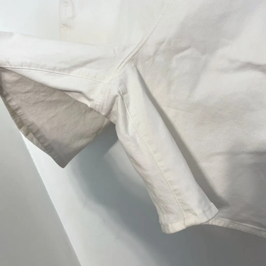 NEW NWT LANE BRYANT Plus Size Boyfriend Fit Bermuda Jean Short White Mid Rise 20 - Image 11