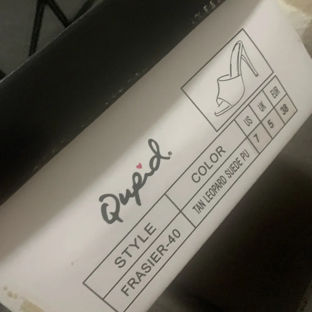 ⭐️Qupid Leopard Pointed Open Toe Heels 7 NIB - Image 4