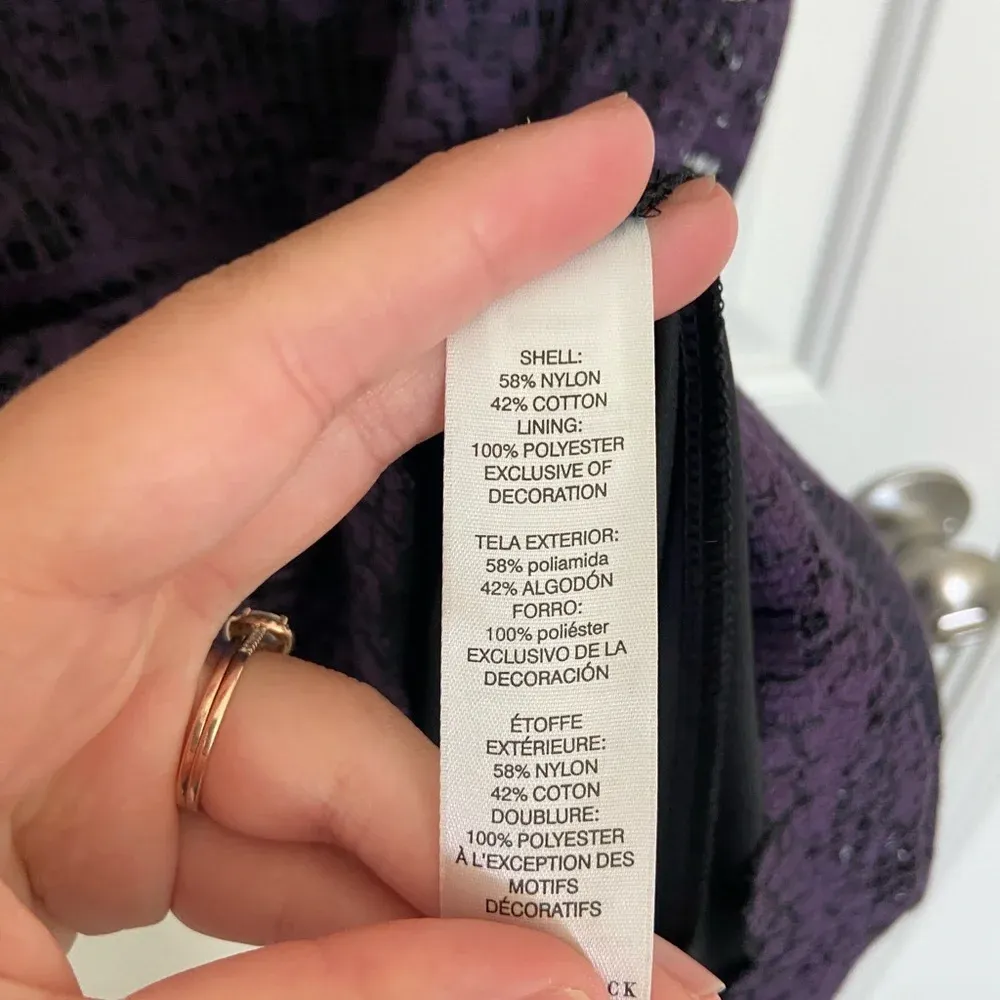 EUC | White House Black Market women’s lace off shoulder formal sheath dress — 0 - Image 6