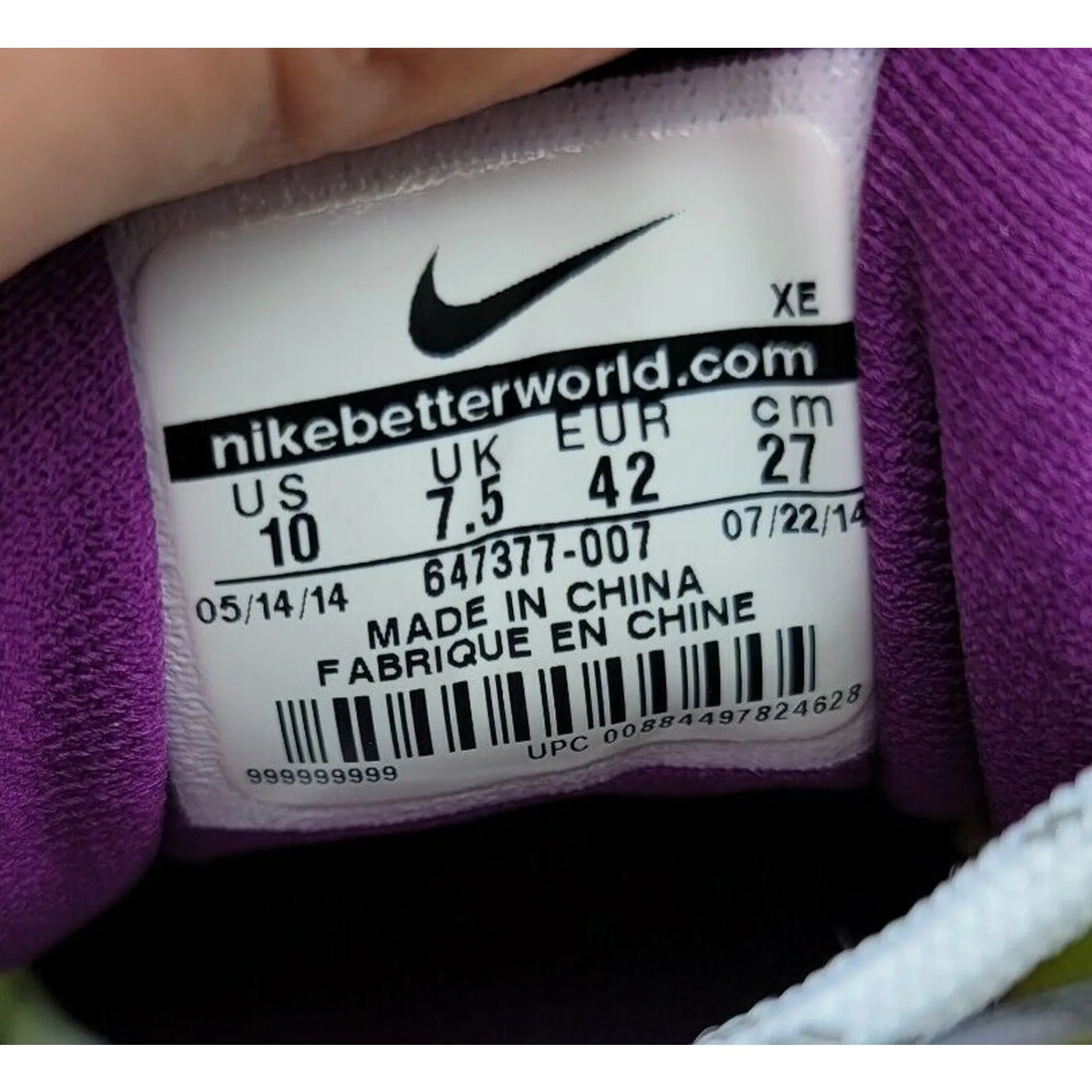 Nike Shoes Womens 10 Air Zoom Vomero 9 Running Shoes 647377-007 Athletic - Image 11