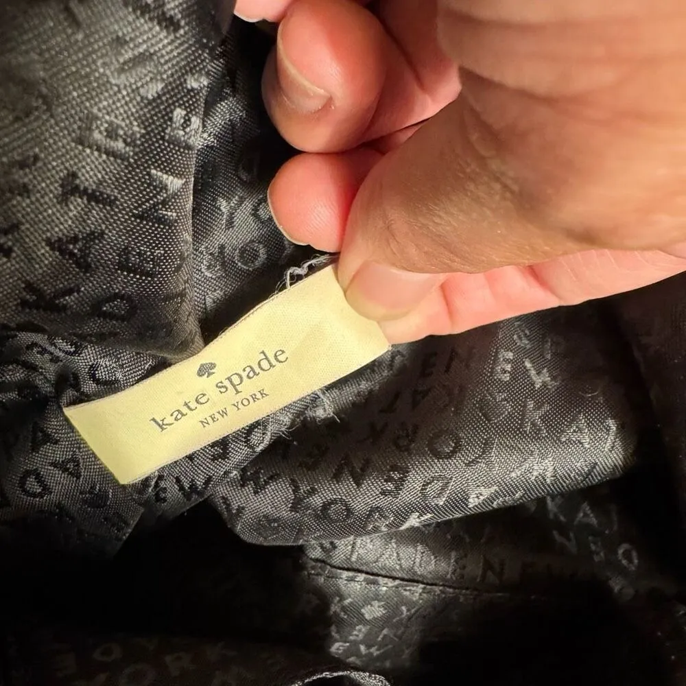 Kate Spade New York Larchmont Avenue Leather Penny Large Tote Color Black Used - Image 12