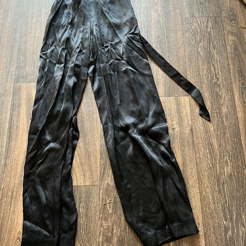 L’Agence Rannah Cowl-Neck Tie-Waist Silk Jumpsuit - Image 5