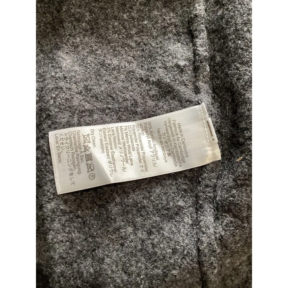 J. Crew Factory NWOT Gray Long Open Cardigan Sweater in Extra Soft Yarn XXS - Image 6