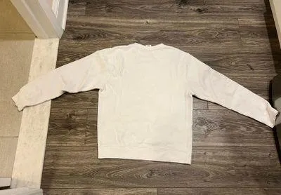 Nike White Crew Neck Sweatshirt - Image 5