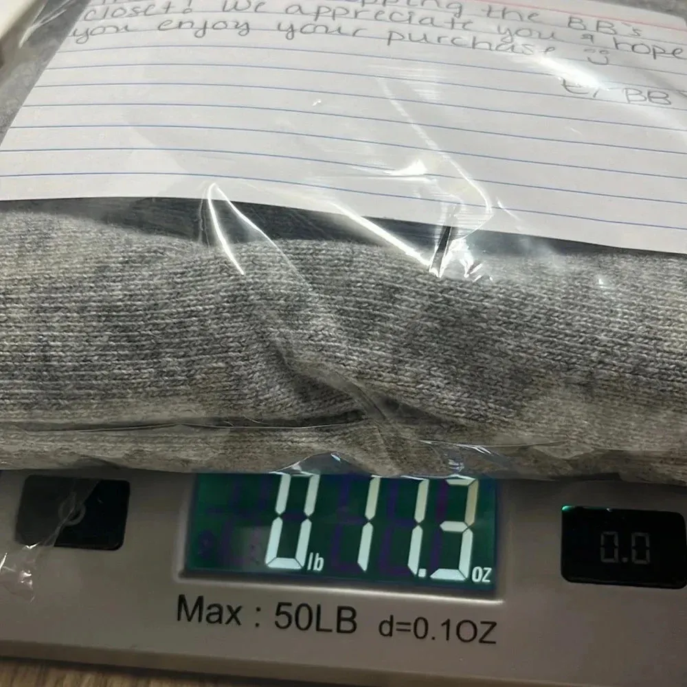 Cashmere silk blend cardigan sweater back buttons made in Italy neutral sweater Gray Size L - Image 12