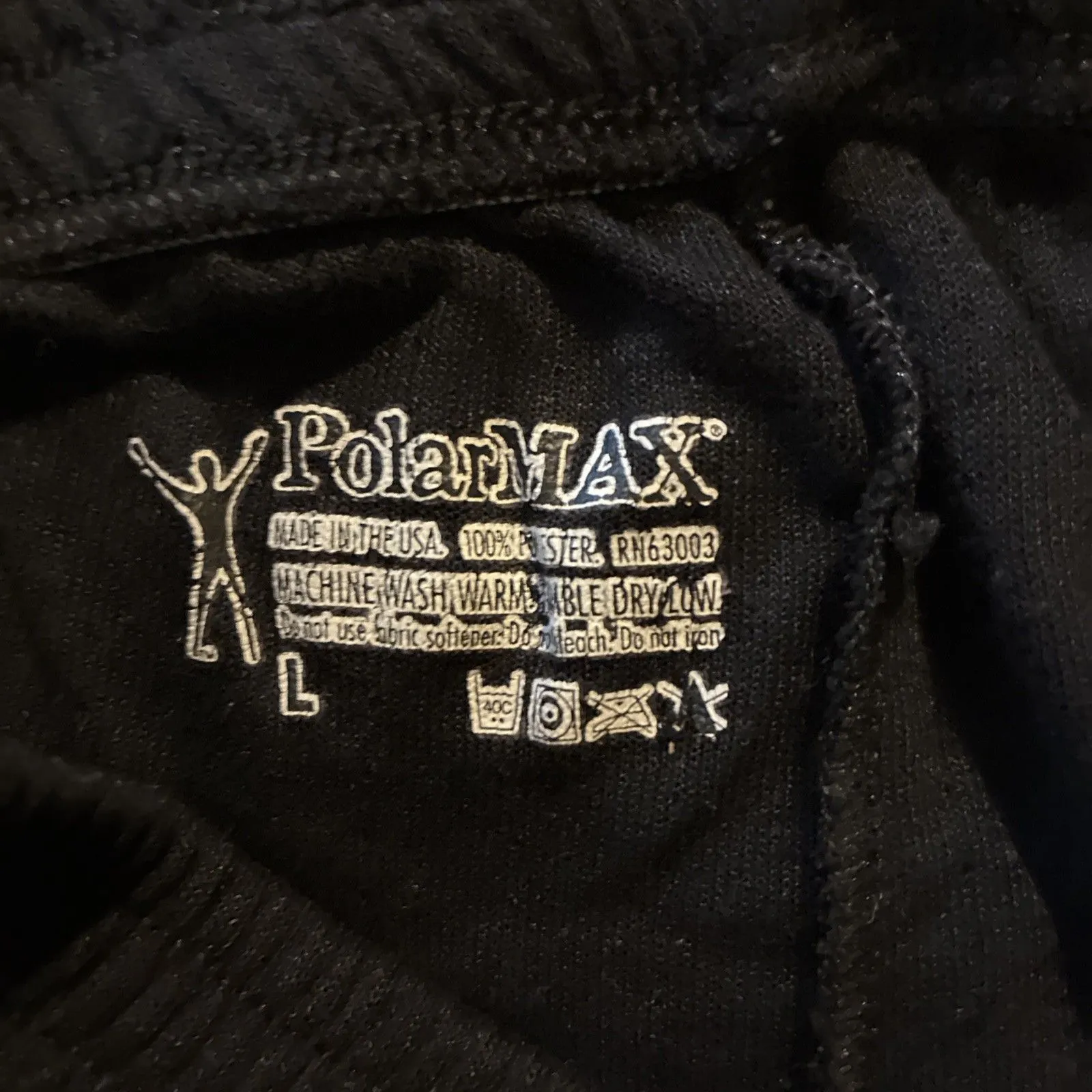 Polar Max Women’s Base Layer Pants Large Black Thermal Cold Weather - Image 3