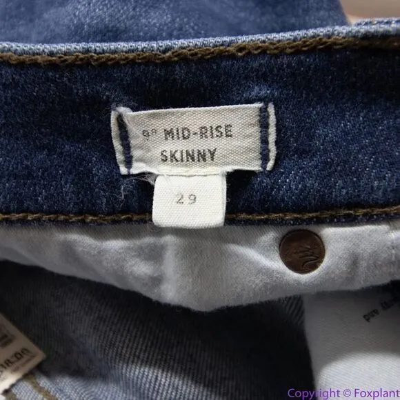 NEW‎ Madewell 9" Mid-Rise Skinny Jeans in Orland Wash: TENCEL™ Denim 29 - Image 14