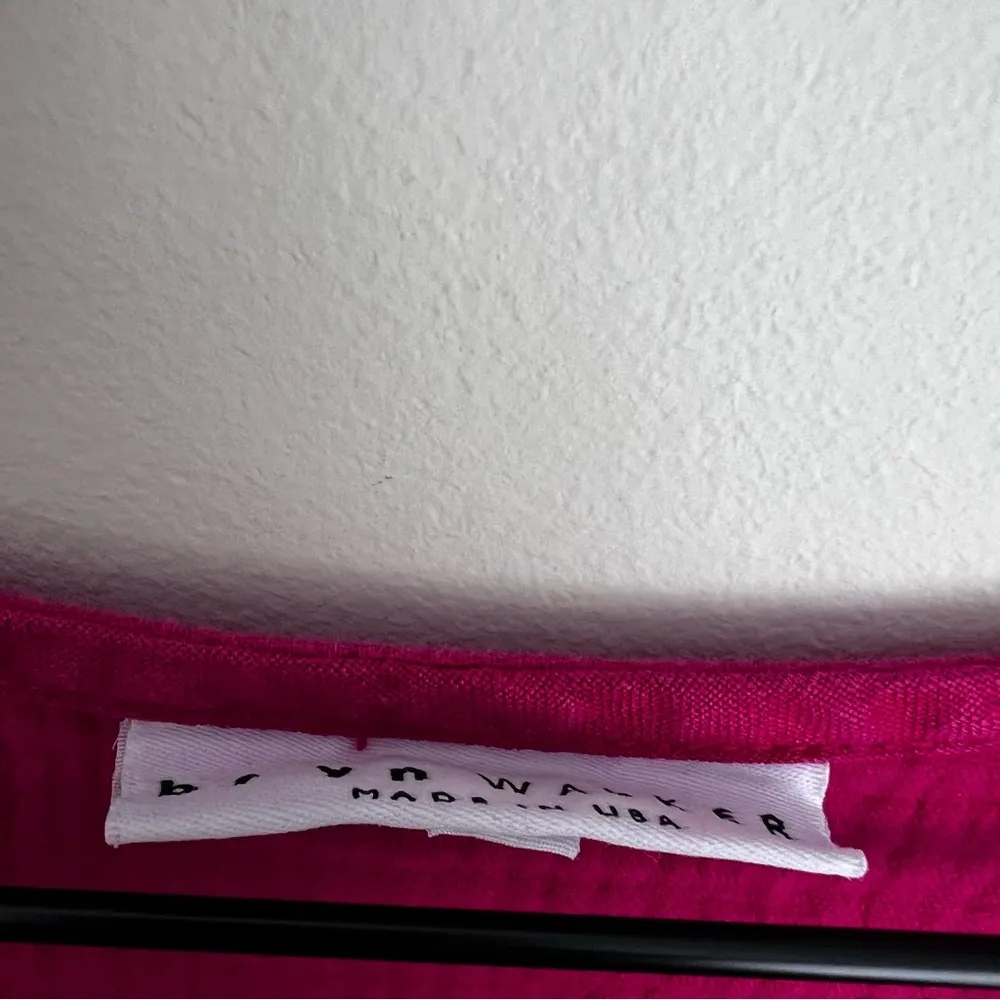 Bryn Walker Pink Short Sleeve Mara Gauze Cotton Tunic Dress relaxed Size Small - Image 3