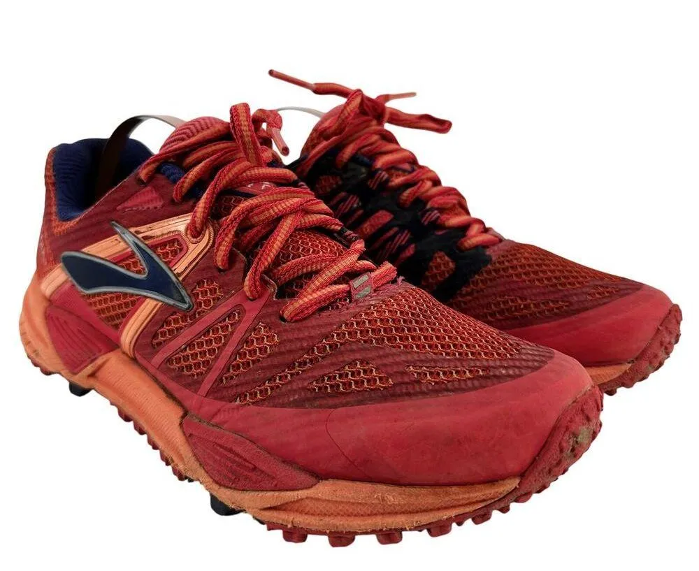 Brooks Cascadia 10 Trail Running Shoes BioMoGo DNA Flamingo Creamsicle 6 - Image 2