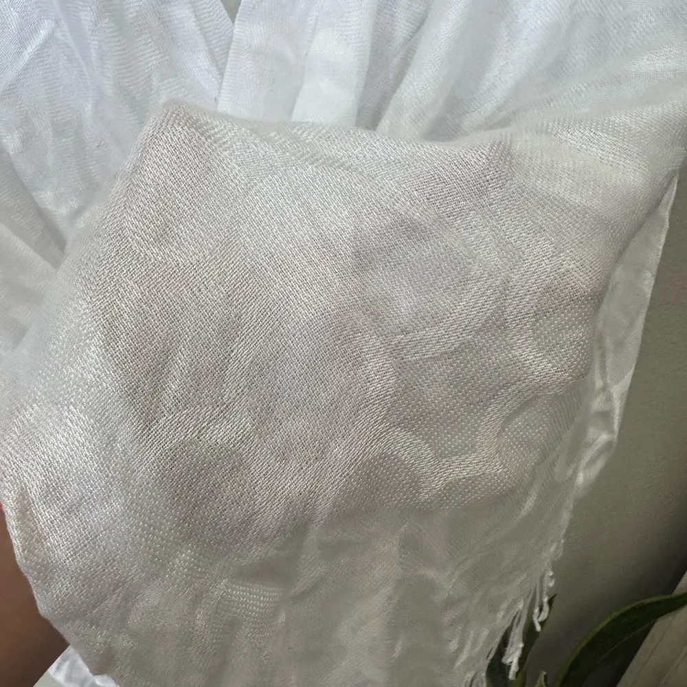 Disney park Mickey Mouse Disney White Scarf - Image 3