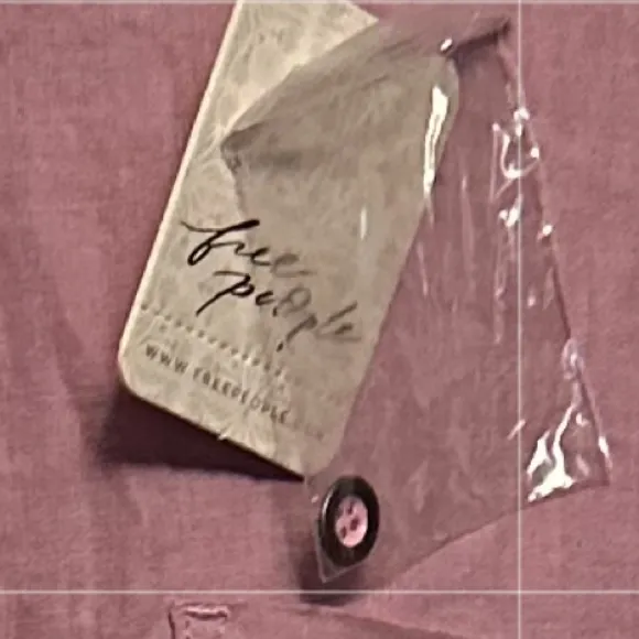 We The Free Mauve Short Sleeve Blouse Purple Size M - Image 10