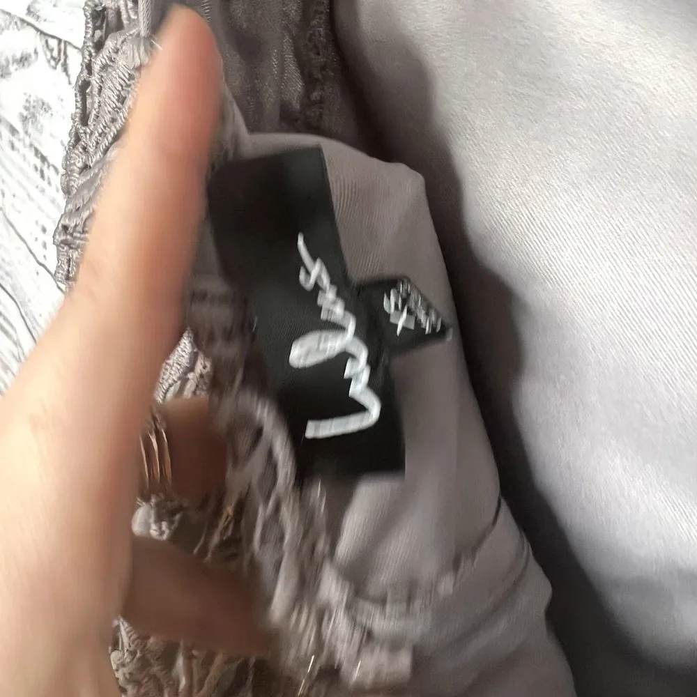 Lulus Hidden Talent Backless Grey Lace Dress XS Gray - Image 5