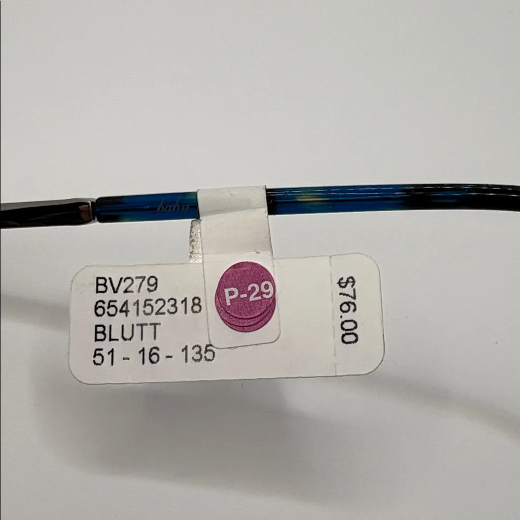 Baby Phat Women's Eyeglasses Bv279 Blue Tortoise 51.0-16.0-135 NWT demo - Image 10