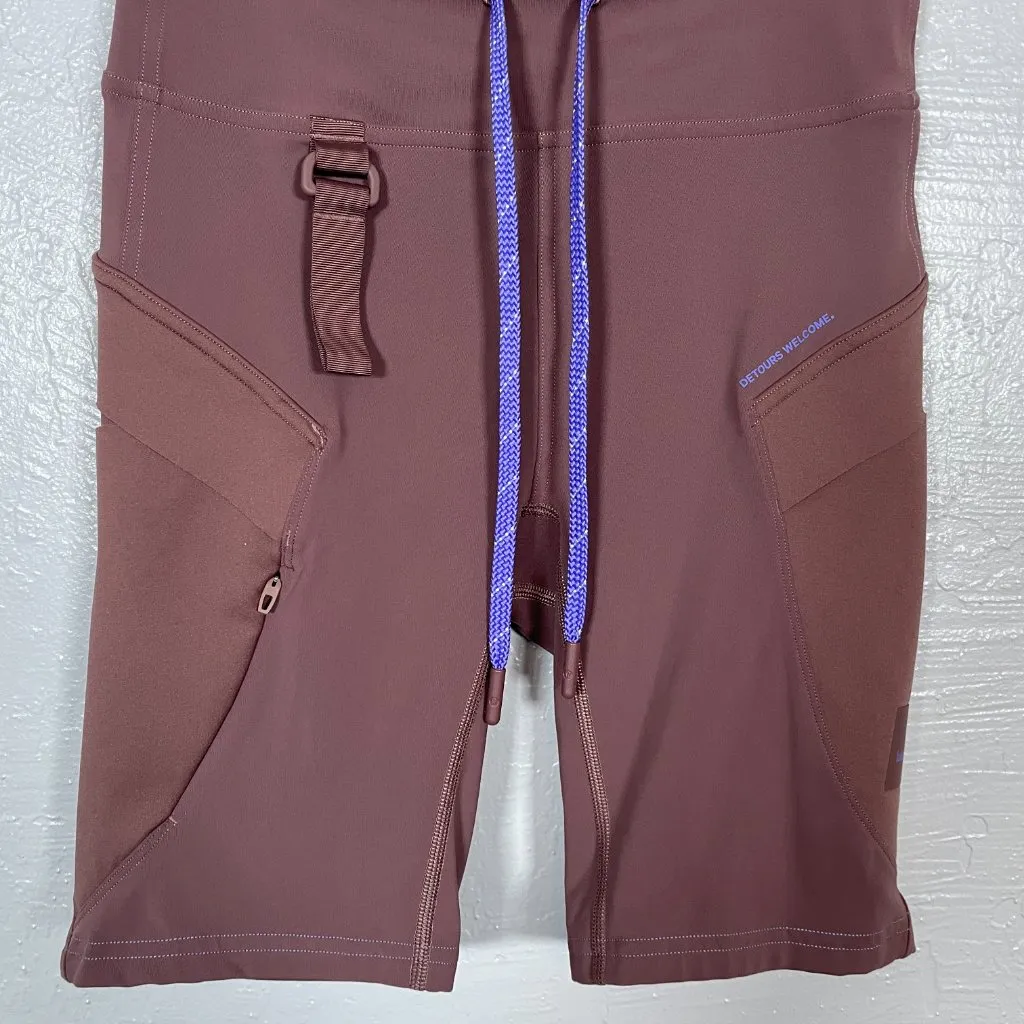 Lululemon Women 4 Dark Oxide Purple Cargo Super-High-Rise Hiking Short 8" Gorp - Image 2