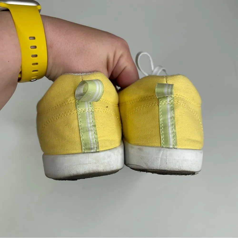 Vionic Beach Stinson Casual Yellow Sneaker Washable Size 9 - Image 6