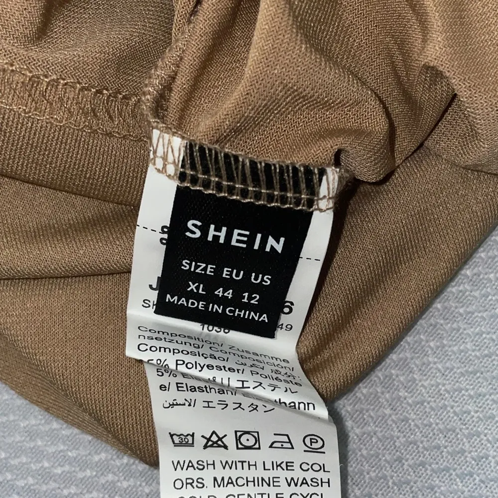 SHEIN bae solid wrap bodycon dress - Image 8