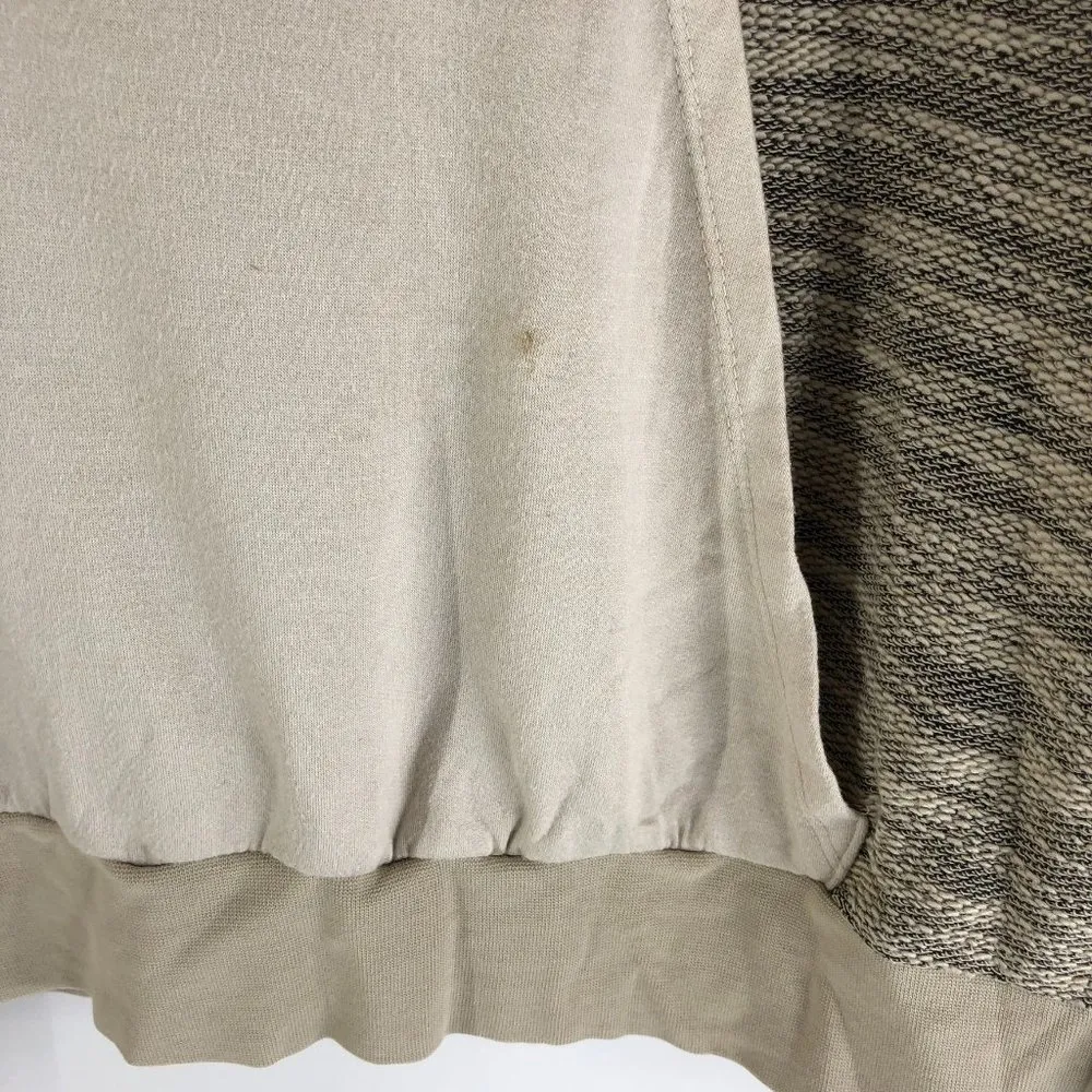 Electric & Rose Womens Sweater Hoodie Knitted Long Sleeve Drawstring Beige S Tan - Image 2