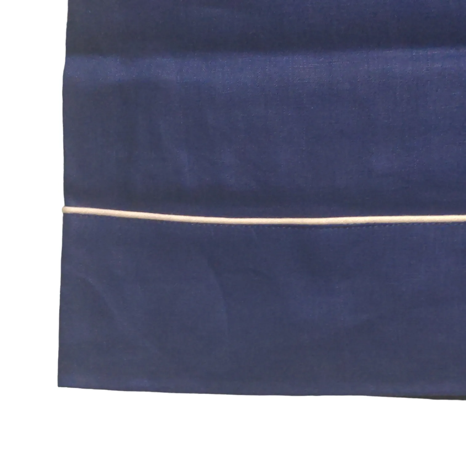 Hill House The Skylar Pant Navy Blue White Linen Wide Leg Adjustable M New - Image 3