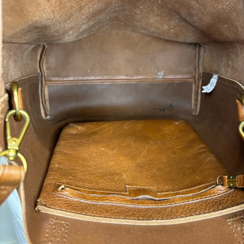 Madewell  Leather Transport Tote Brown - Image 6