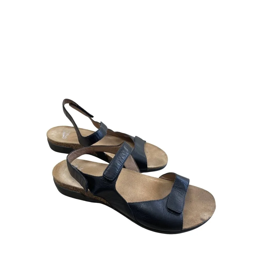 Dansko Womens Black faux leather Slingback Sandals Size 10 SKU 8323 - Image 4