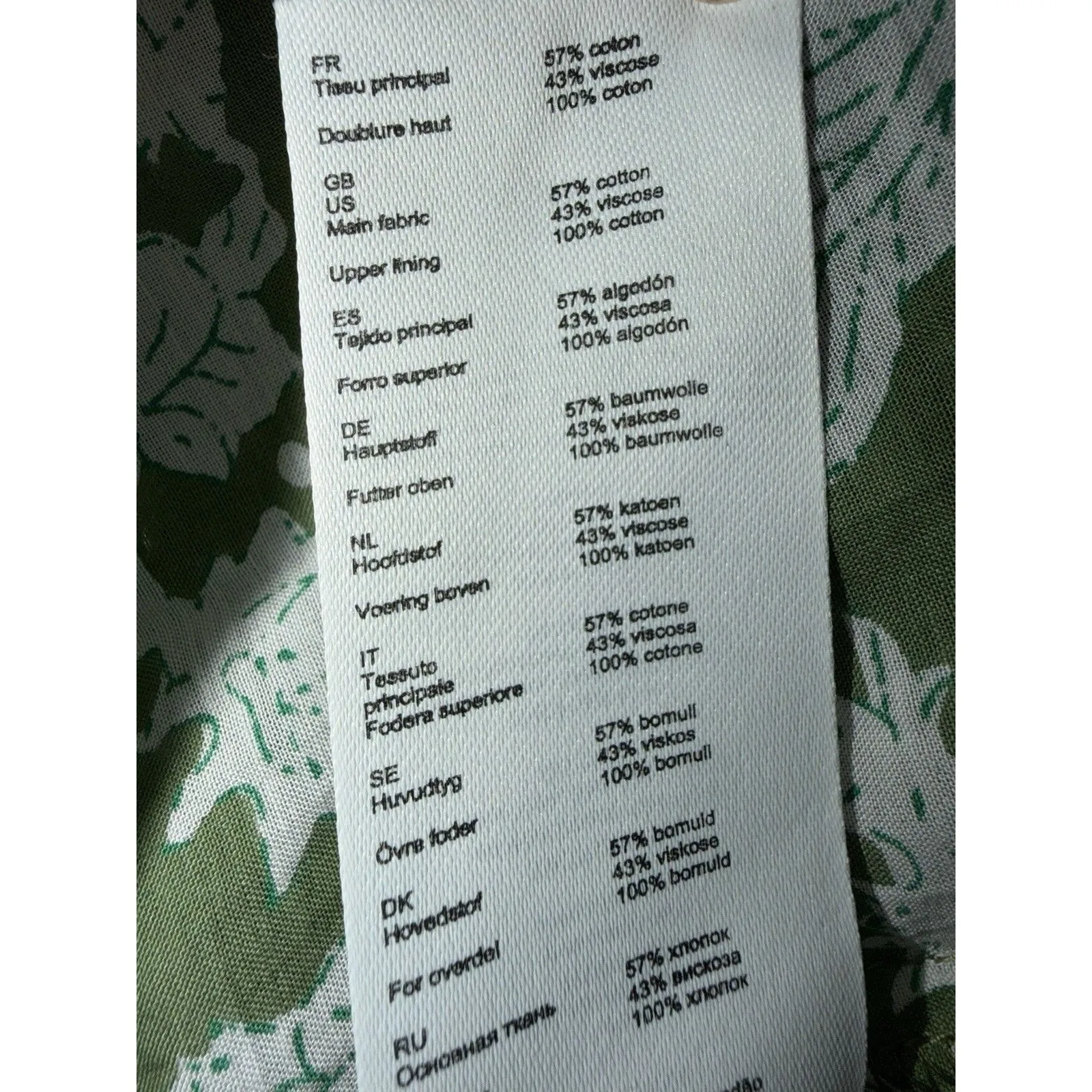 Maje Green Floral Cut-Out Maxi Dress - Size 38 (US Small/Medium) - Cotton & Visc - Image 6