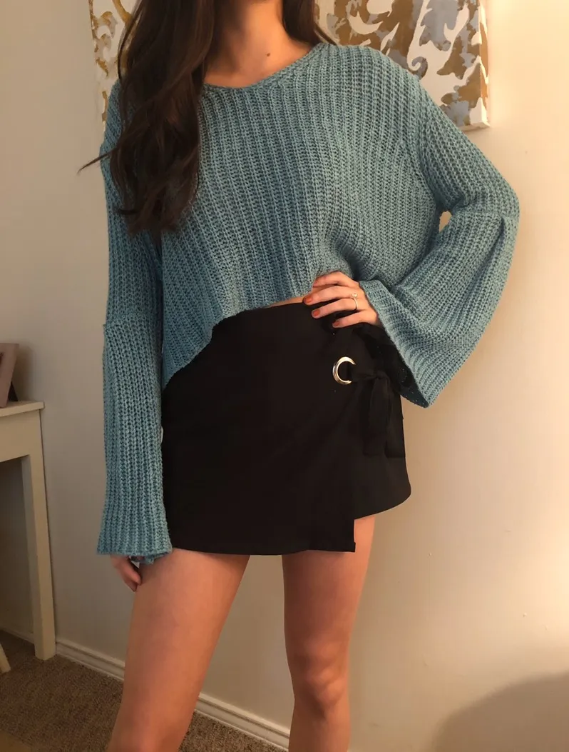 Black Skort With Ties - Image 3