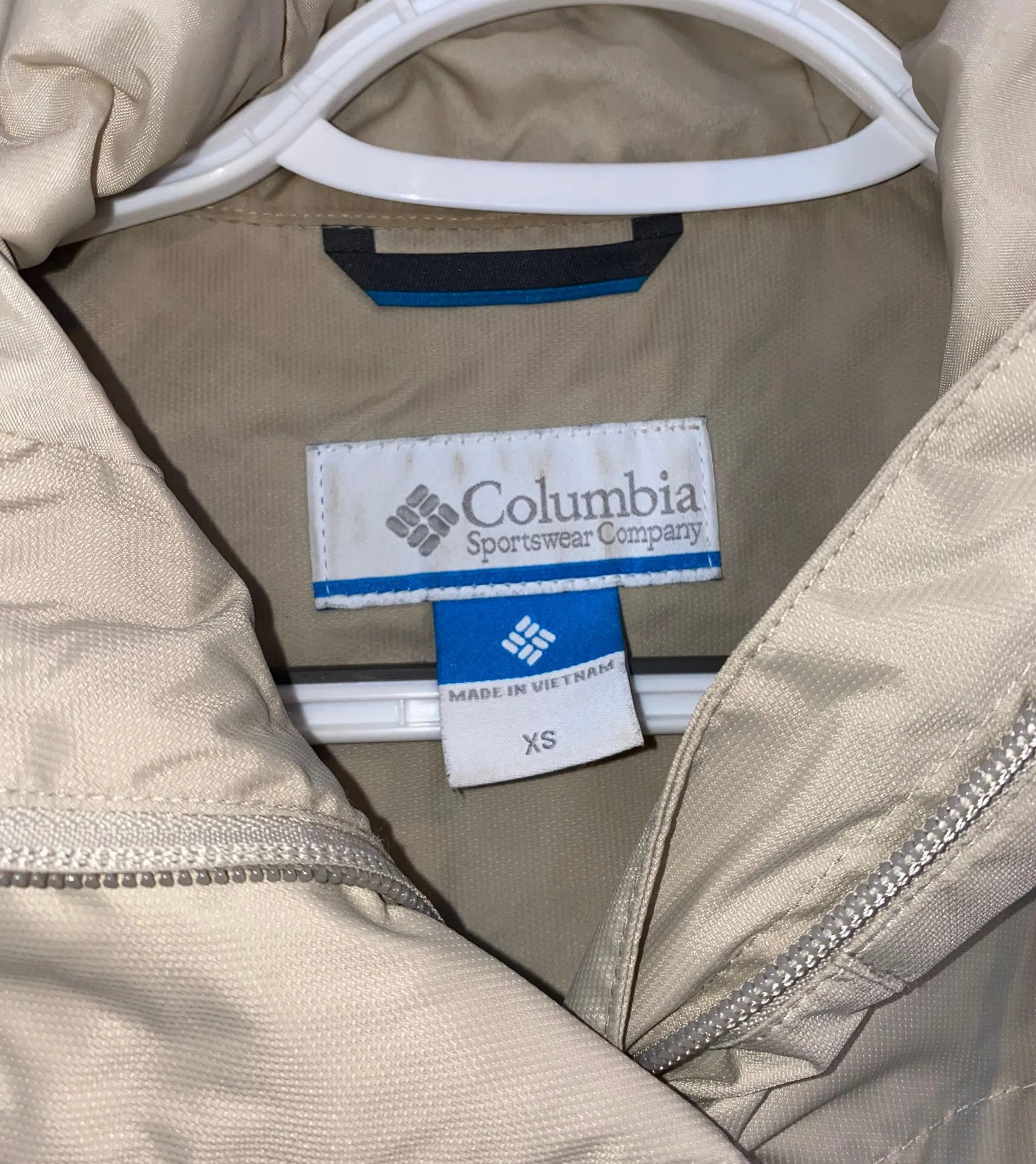 Columbia Tan Trench Rain Jacket - Image 6