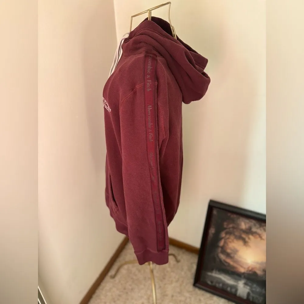 Abercrombie soft a&f logo cotton blend hoodie size XS - Image 6