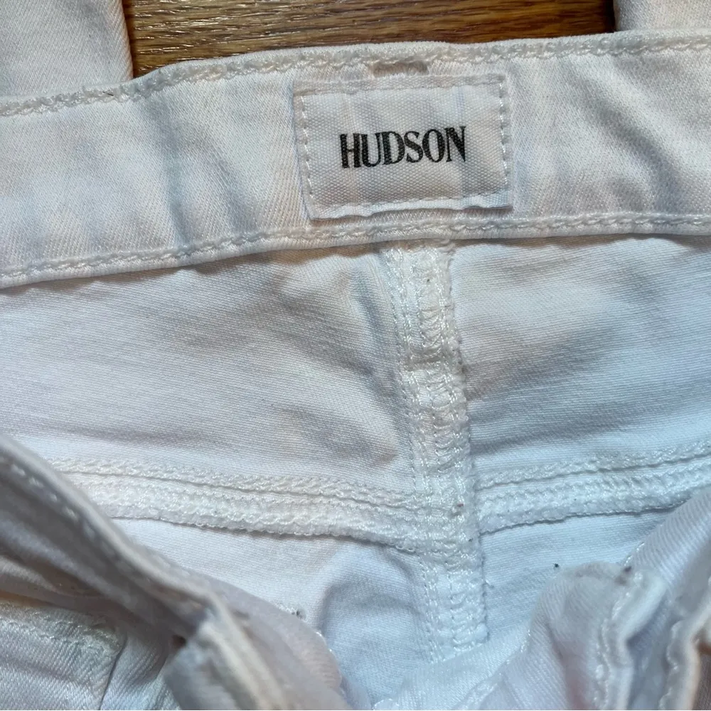 Hudson white Natalie skinny jeans size 26 - Image 7