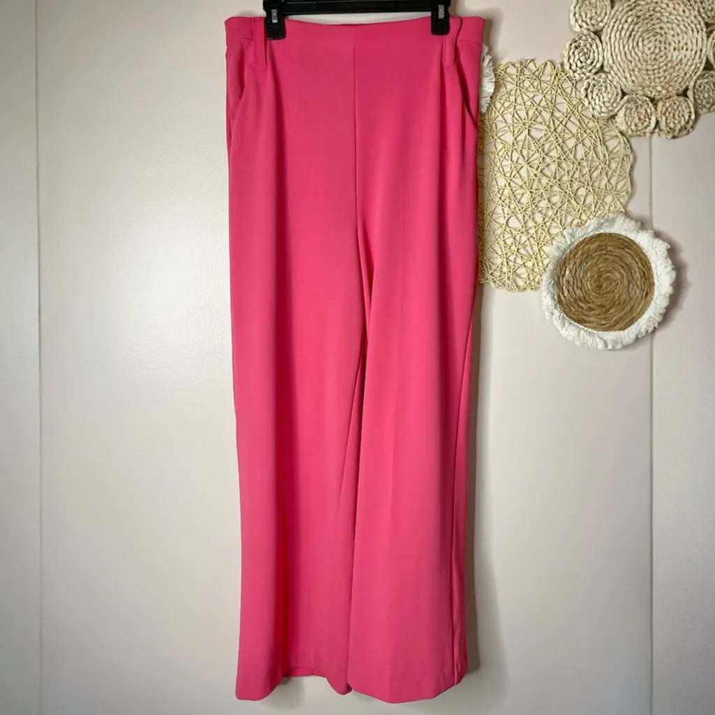 Boom Boom Jeans BBJ Los Angeles High Rise Pink Trousers XL - Image 3