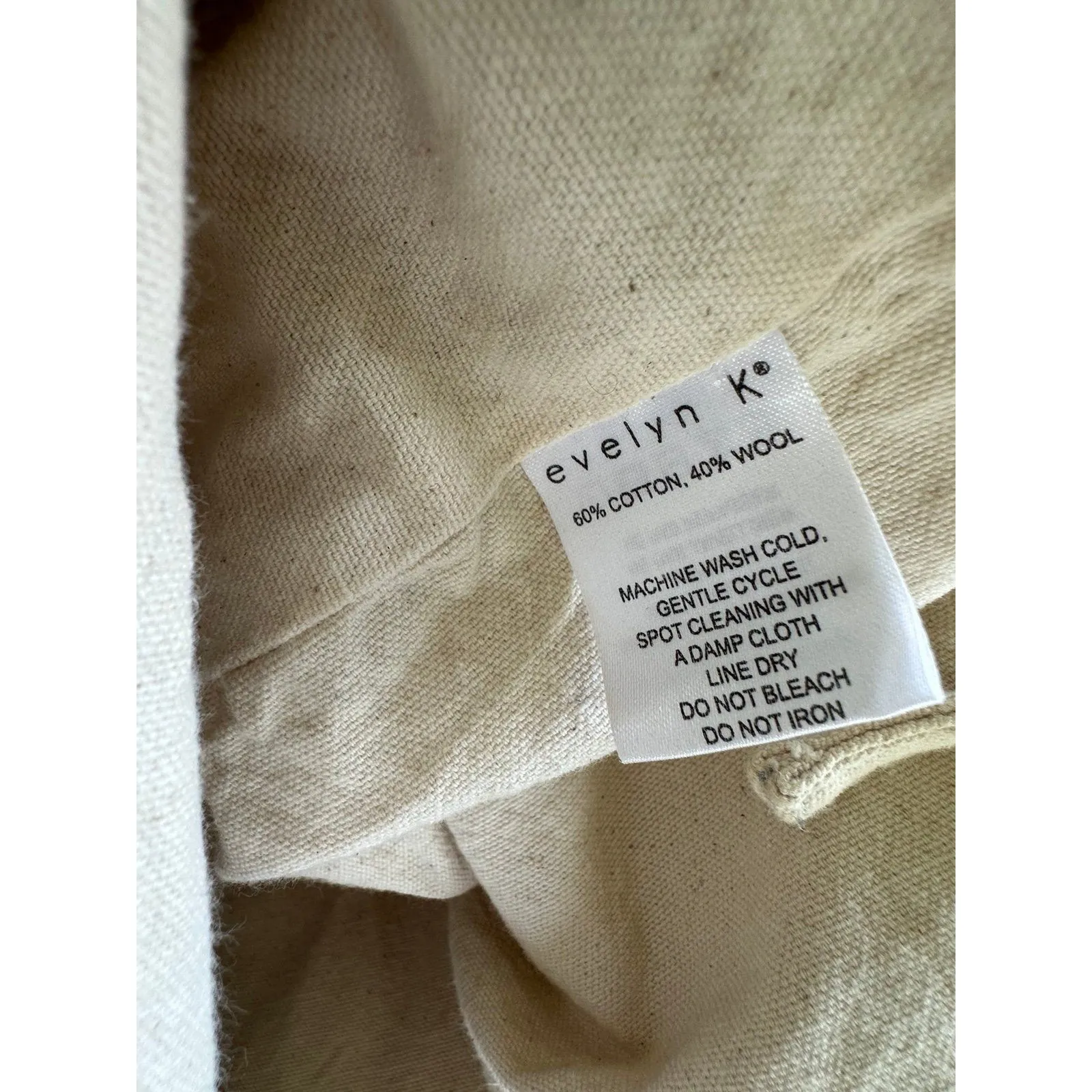 Evelyn K New York Wool Cotton Bohemian Raga Bonita Beaded Fringe Tassel Tote Bag - Image 11