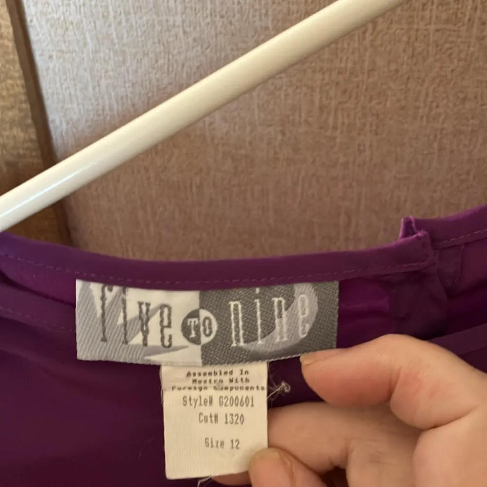 Five to nine Purple Women's Top 12 - Image 2