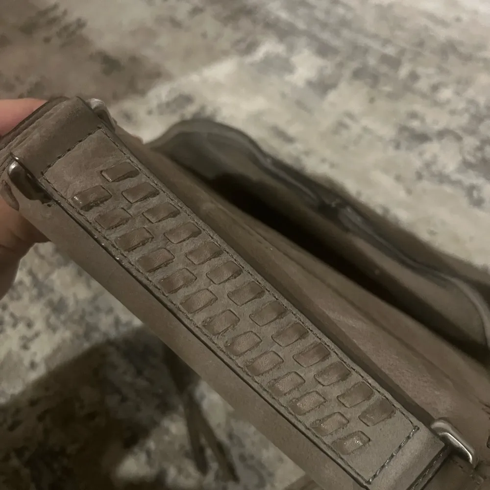 Rebecca Minkoff Green Suede Vanity Crossbody Saddle Bag - Image 10