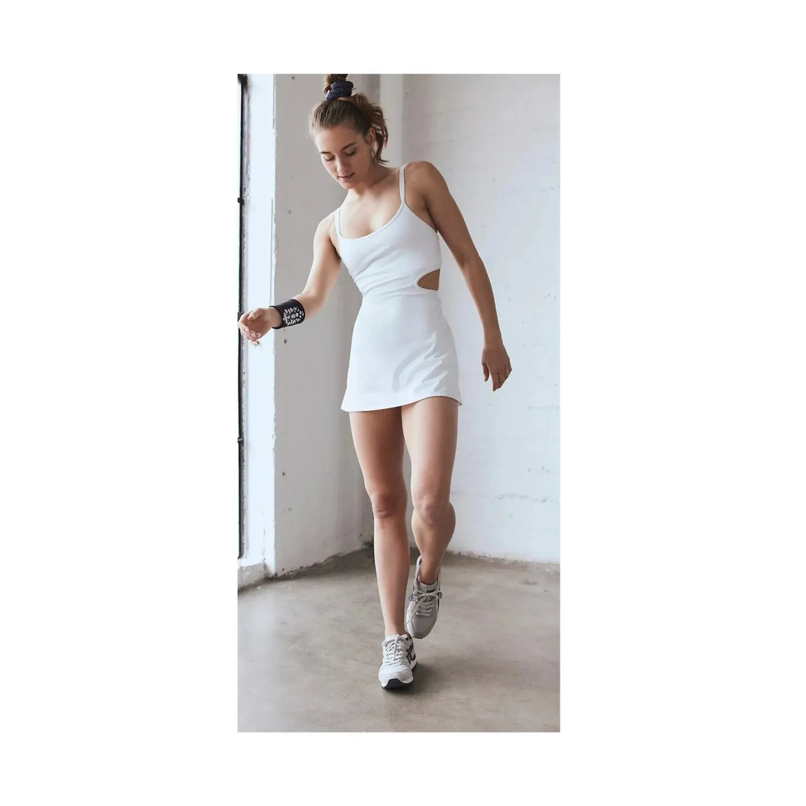 FP Movement by Free People One More Serve Tennis Dress Size Large White - Image 2