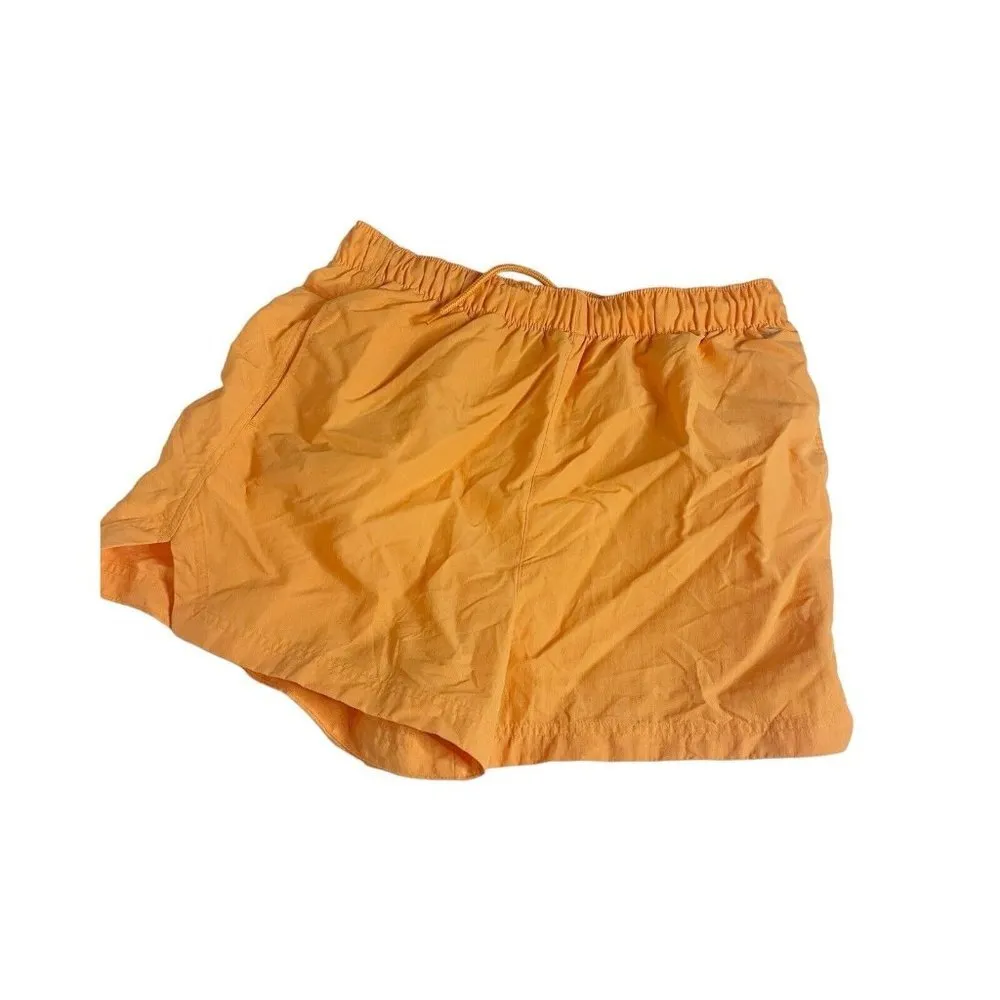 DSG Women's Notched Woven Shorts Size Small Orange High Rise Active - Image 4