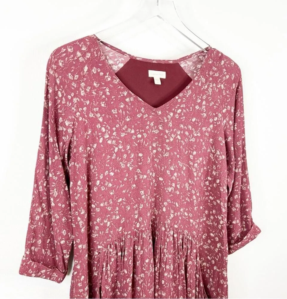 Garnet Hill Floral Mini Dress w/ Pockets 8 - Image 3