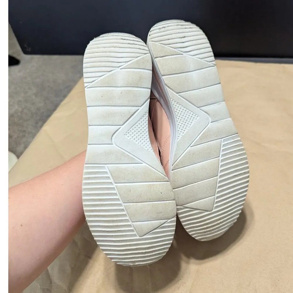 Ecko Unlimited Red Georgina Pink Studded Rhinestone Embellished Sneakers Womens Size 6 - Image 5