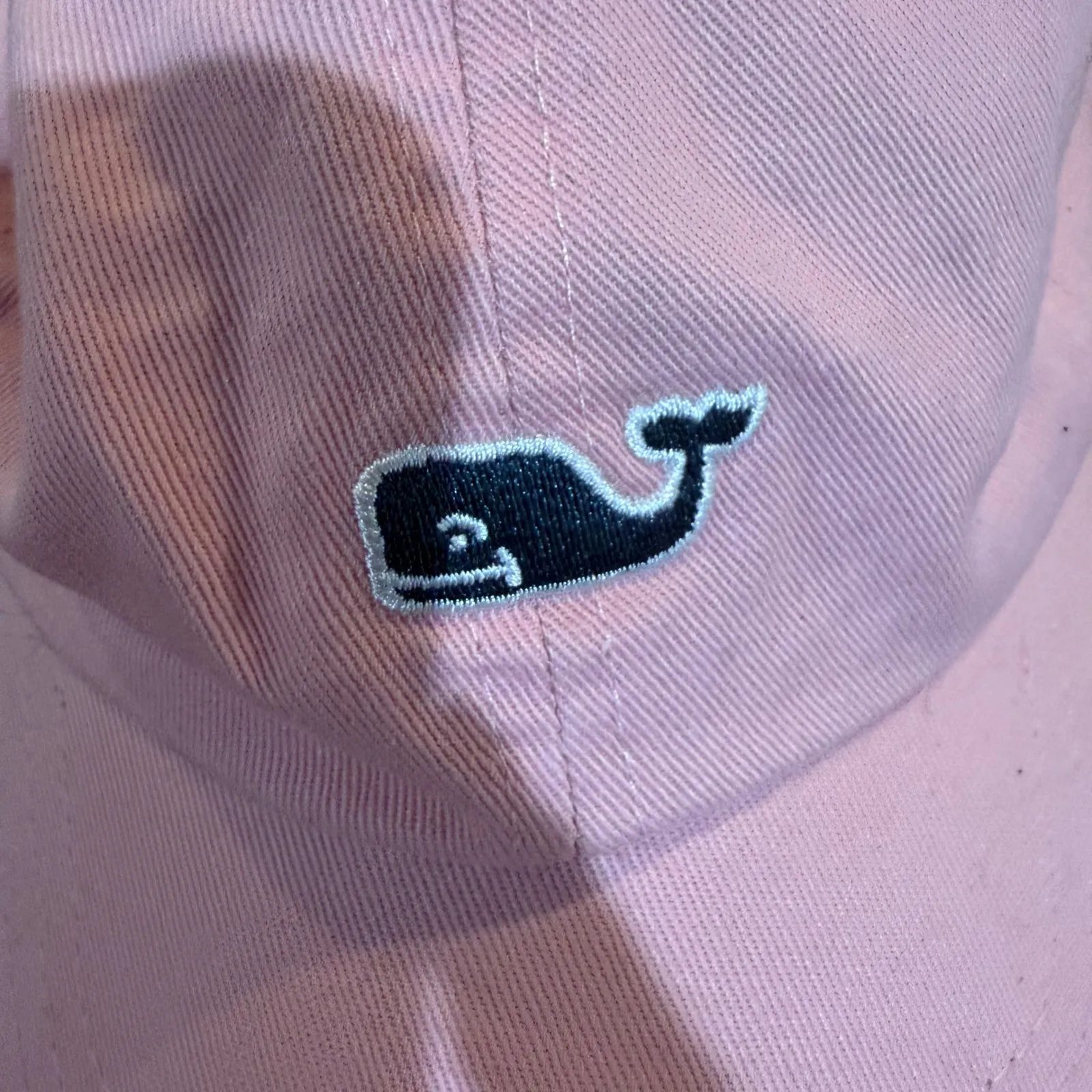 Vineyard Vines Baseball Cap Pink Whale Logo Adjustable Womens Hat Casual Outdoor - Image 2