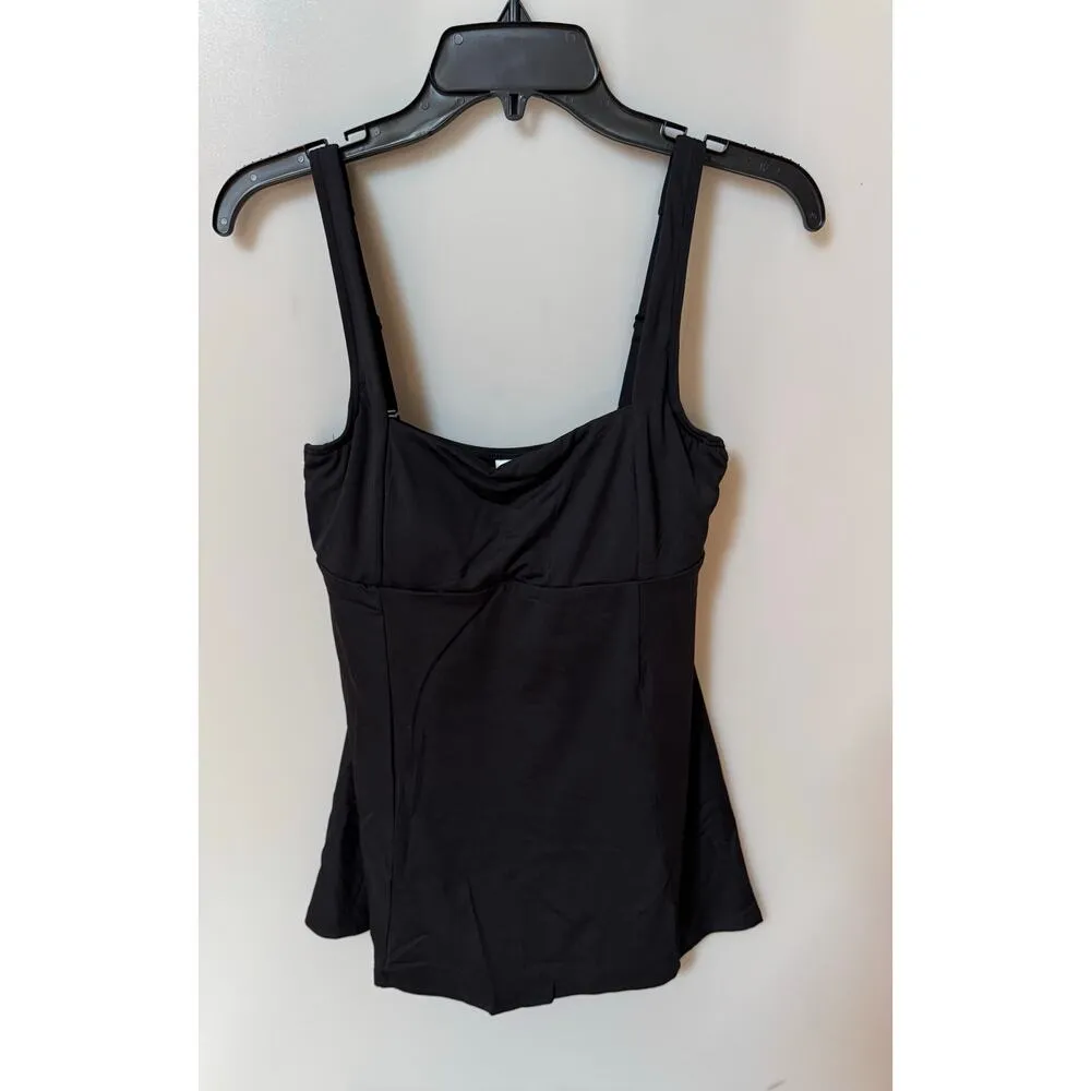 Sea Level Eco Essentials Square
Neck Swim Dress, Black / AU12/US8 (New) Size 8 - Image 5