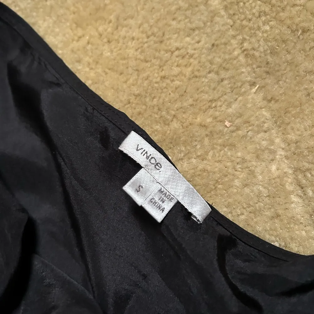 Vince One Shoulder Little black dress lbd cotton size small - Image 2