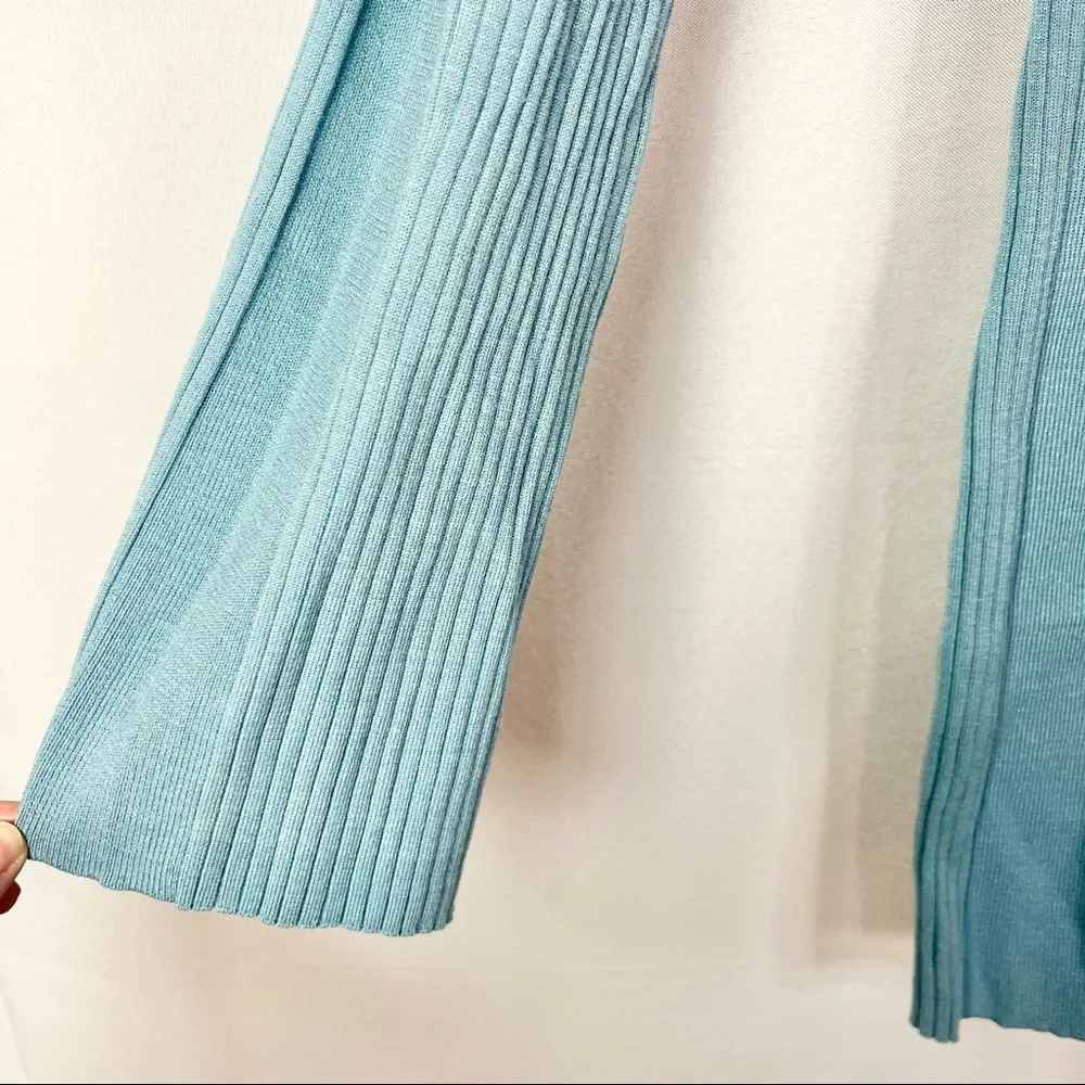 Lovers + Friends Slate Blue Adelia Off Shoulder Dress S - Image 54