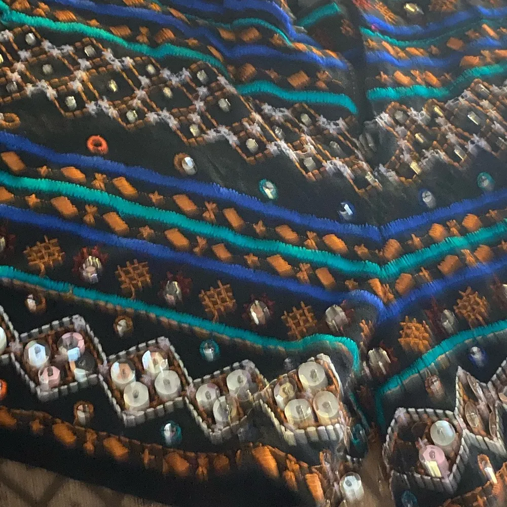 Lucky Brand Live In Love Shorts Embroidery with embellishments Size S - Image 6