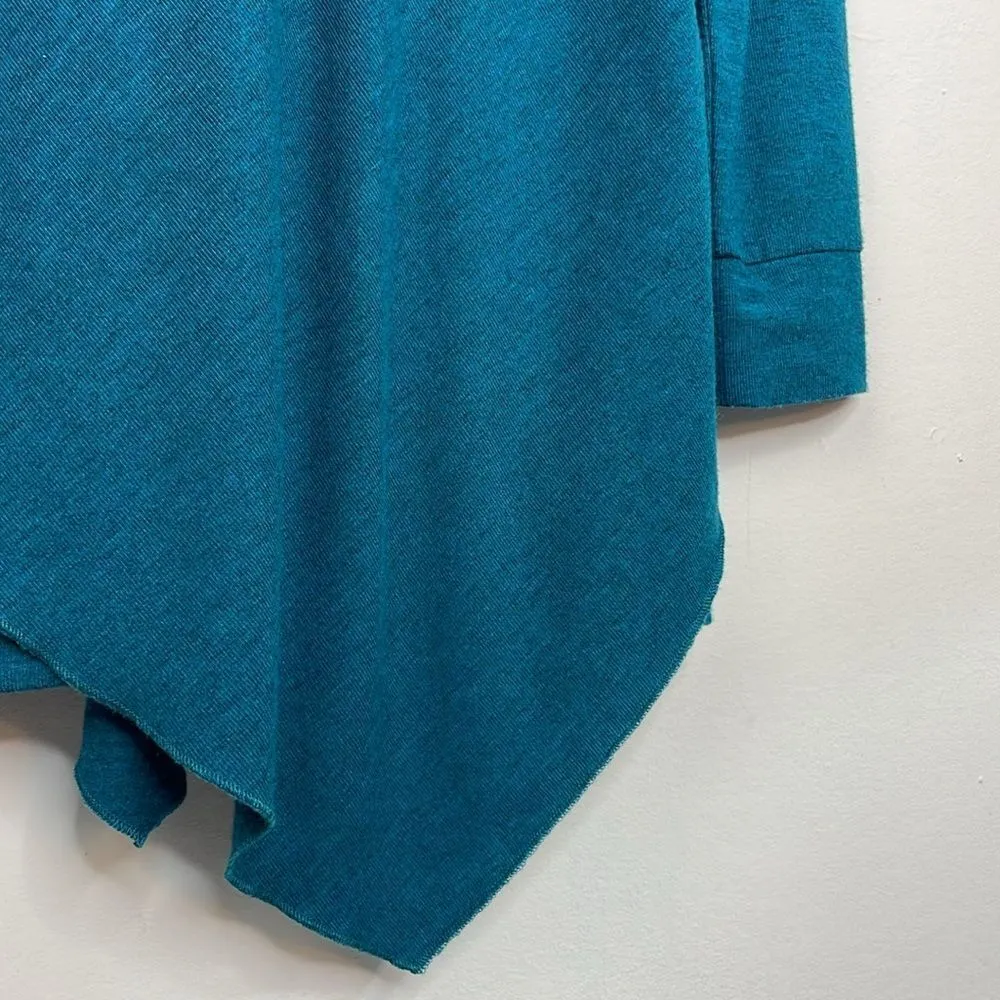 Soft Surroundings  Teal Madeline Tunic light sweater long sleeve size Small - Image 10