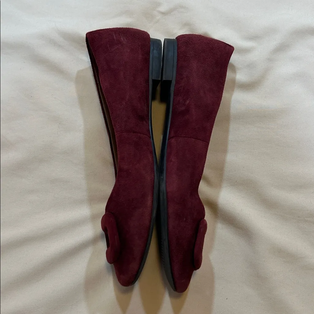 Vionic Amanda Ballet Flat Point Toe with Arch Support Wine Red Size‎ 6.5 - Image 5