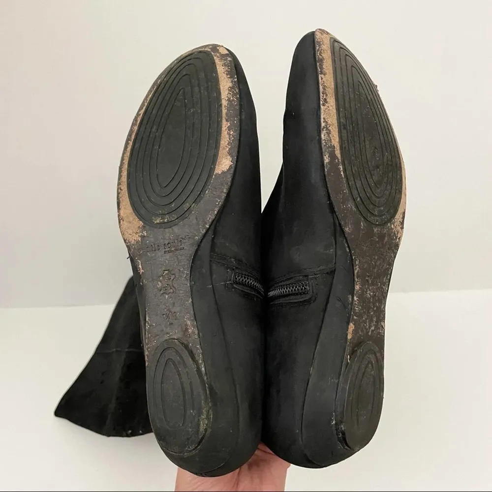 Gentle Souls by Kenneth Cole Black Laser Cut Boots - Image 99