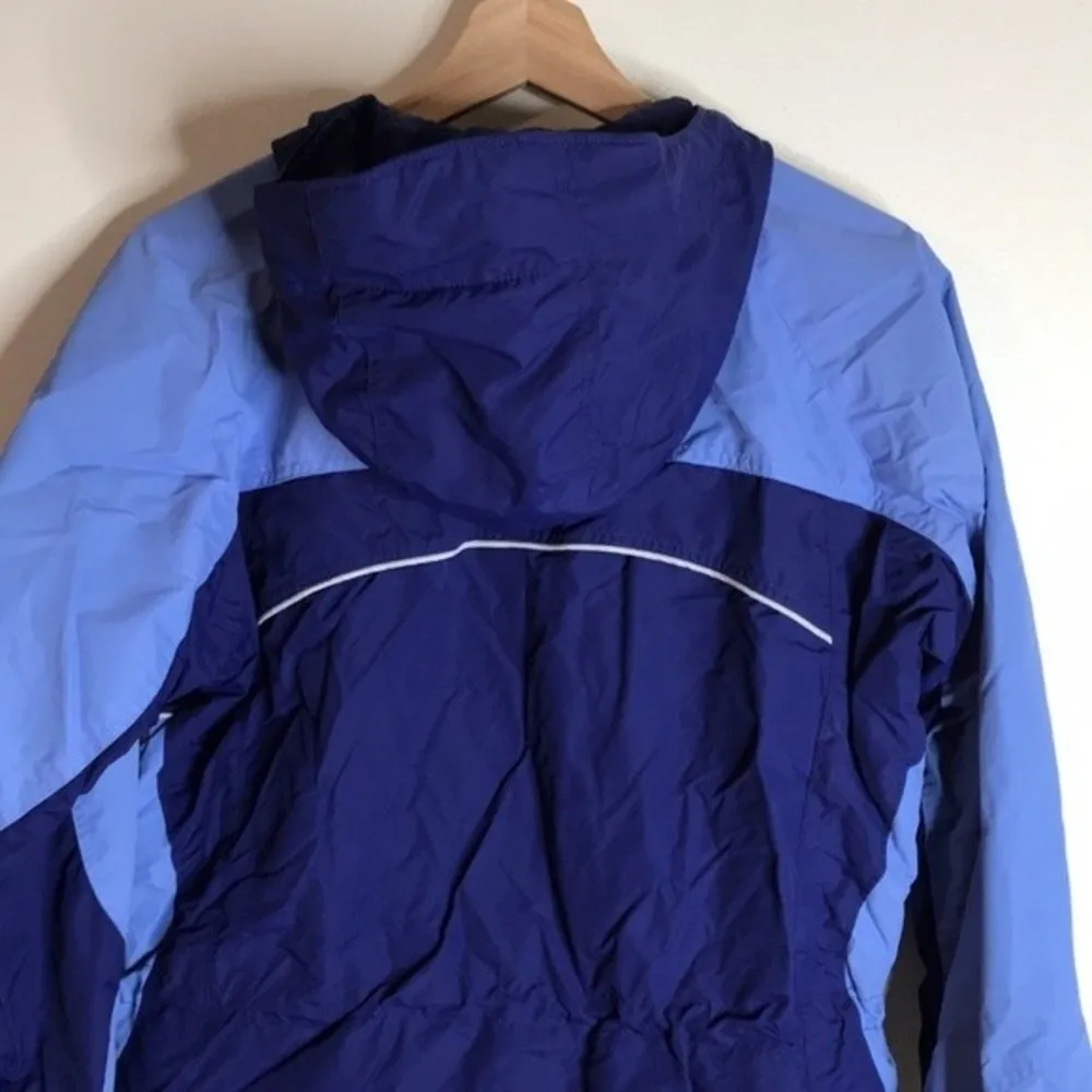 Columbia Core Interchange Women's outdoor Zip Up Jacket Lined Hooded Blue Size S - Image 12