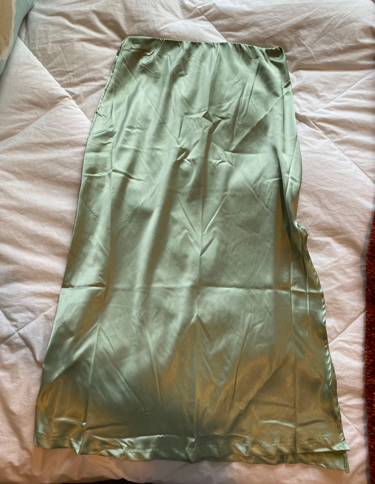 Satin Midi Skirt - Image 4