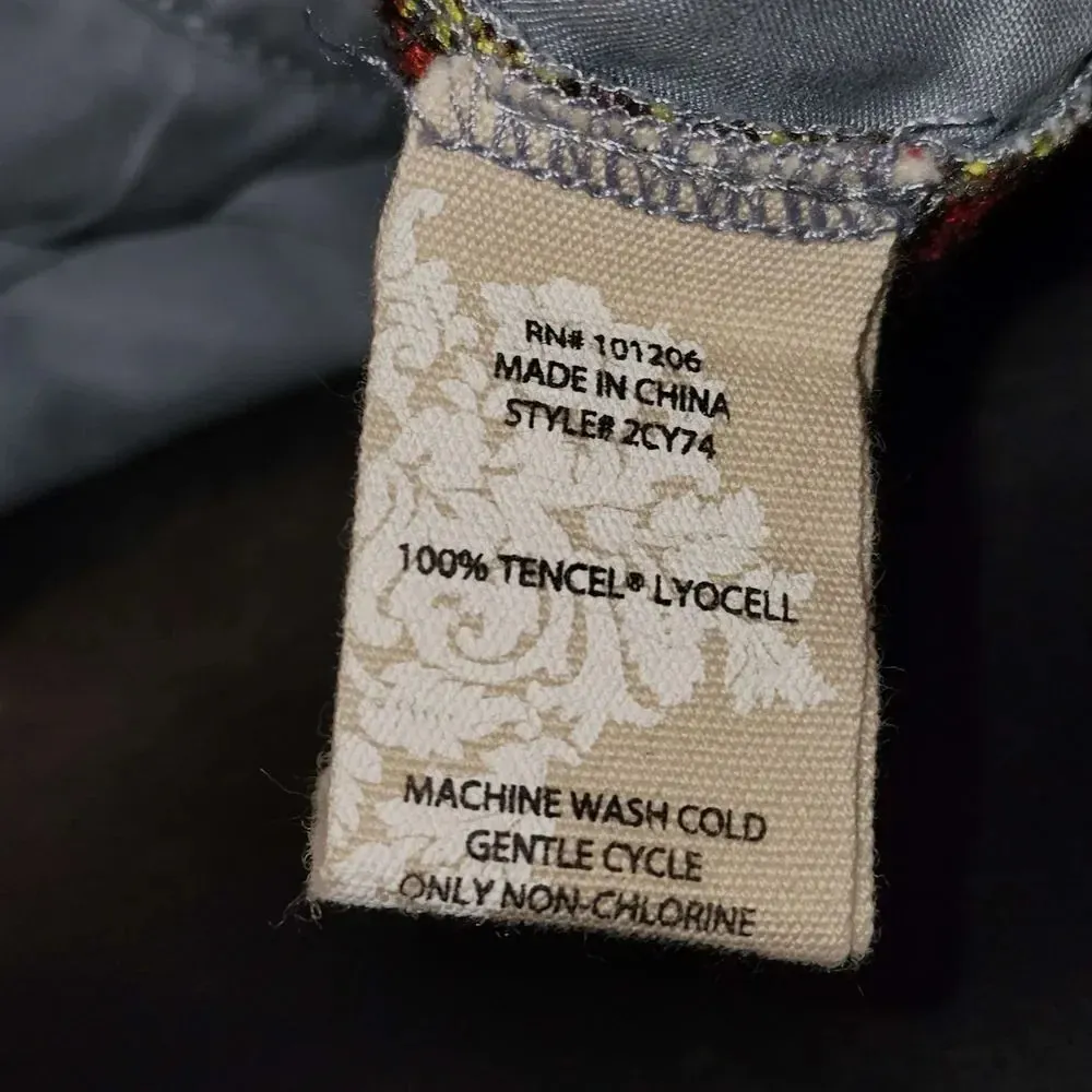 Soft‎ Surroundings Womens Light Blue Cargo Pants Medium - Image 6