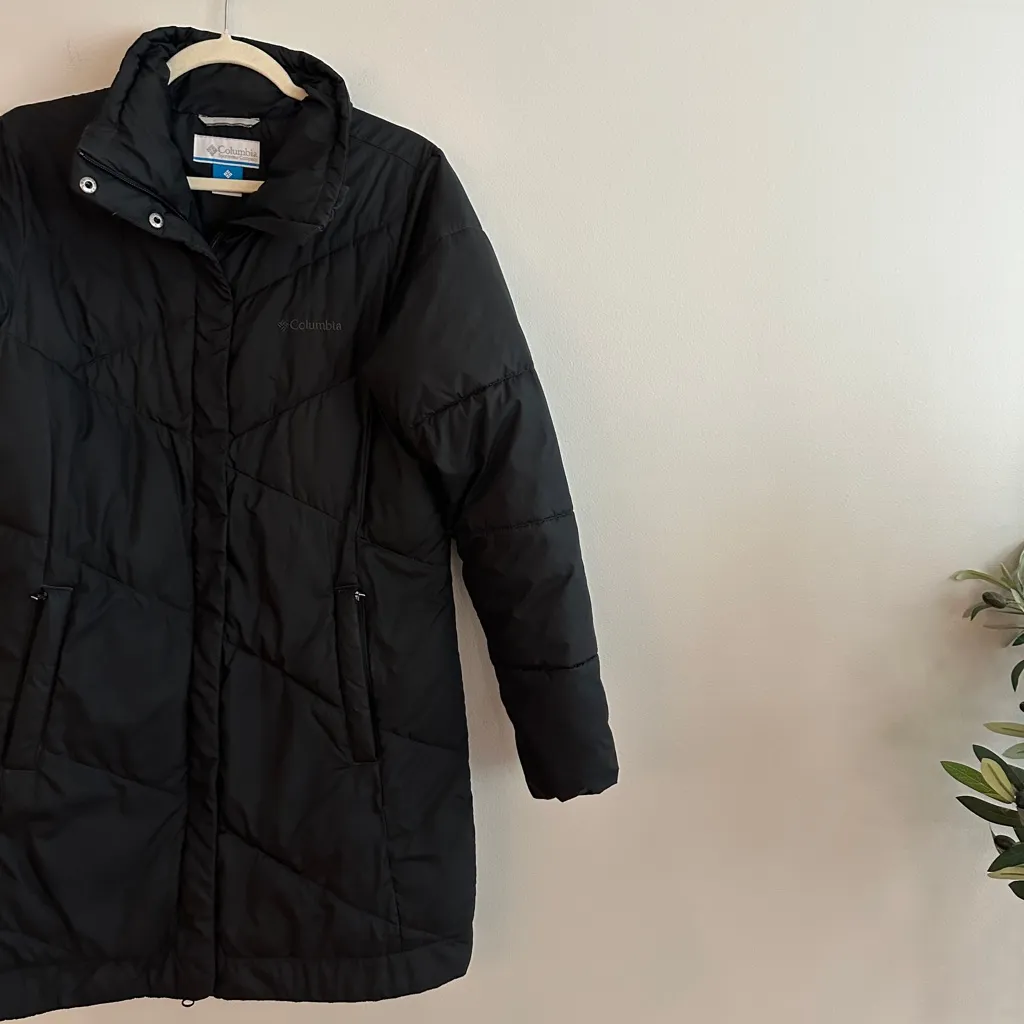 Columbia Women's Snow Eclipse Insulated Mid PufferJacket- Black - Size M - Image 3