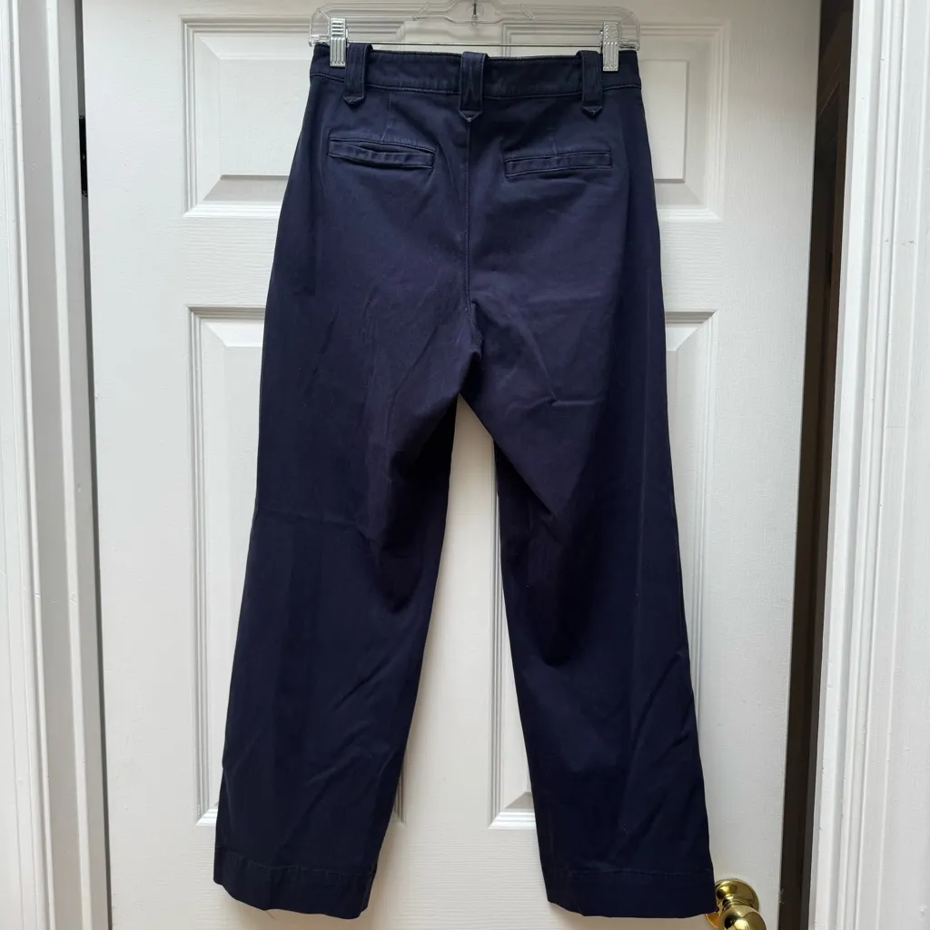 Faherty ‘Coastline Ankle Organic Cotton Blend Chino Pants’ in Navy size 6 Blue - Image 5